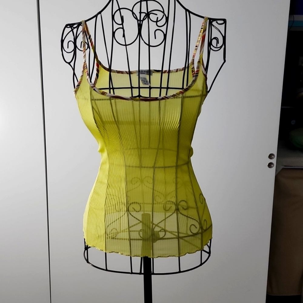 Emilio Pucci Yellow Tank Top